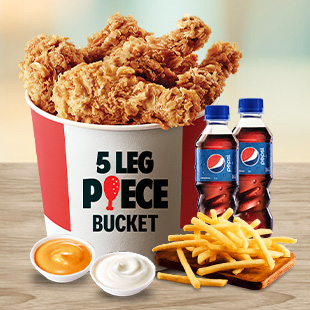 5pc Leg  Bucket Meal